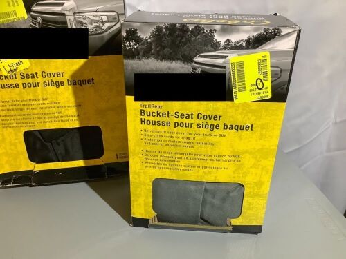 Lot of (2) Seat Cover, Misc. Designs and Color, Appears New - Lot 323