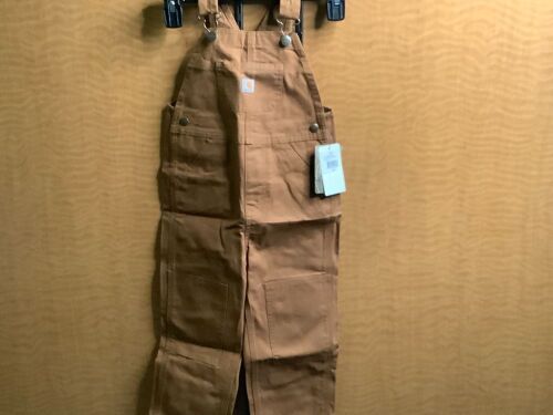 Carhartt Boys Brown Bibs, 3T, Appears New - Lot 344