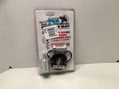 Ice master Auger/Power Drill Conversion Kit, Appears New - Lot 427