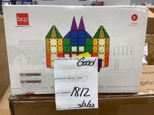Kids Magnetic Tiles Set - Lot 1812