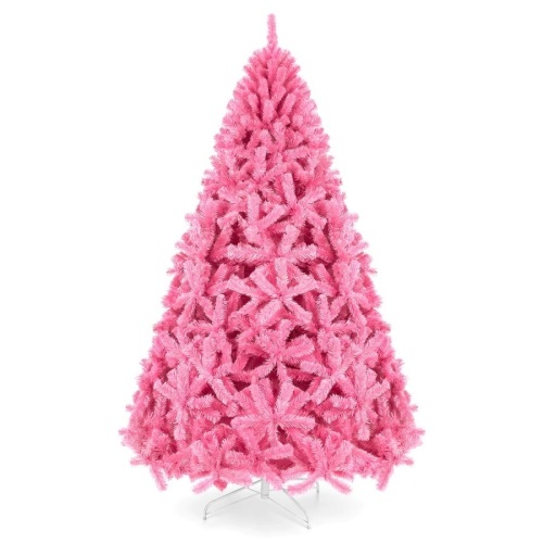 Pink Artificial Fir Christmas Tree w/ Foldable Stand - 6ft - Lot 2511