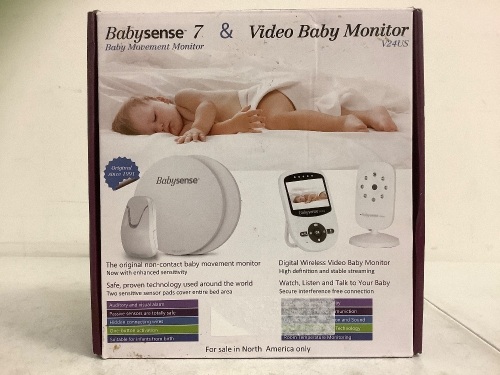 BabySense Video Baby Monitor, Powers Up, Appears New - Lot 13