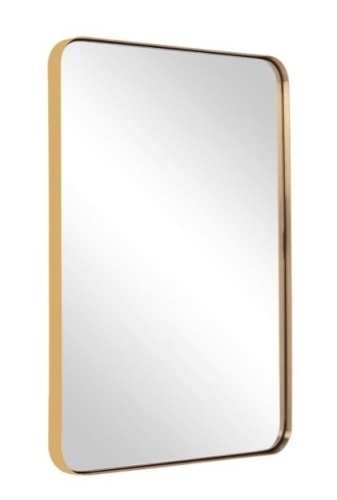 24"x36" Andy Star Gold Frame Mirror, New, Retail 169.99 - Lot 14A