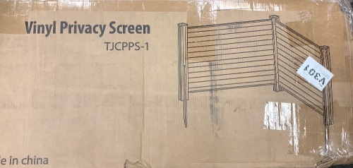 Tooca Vinyl Privacy Screen, E-Commerce Return - Lot 15