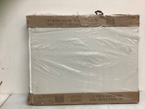 6ft Folding Table, Damaged, E-Commerce Return - Lot 30