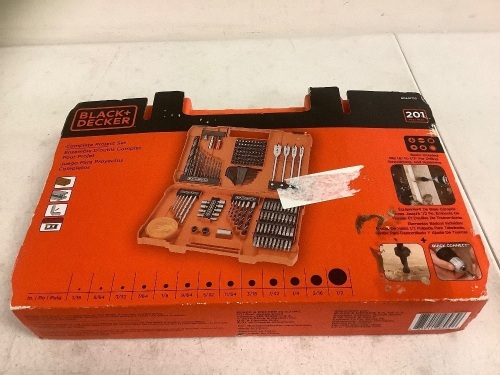 Black + Decker Complete Project Set, New - Lot 65