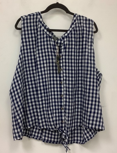 Natural Reflections Womens Tank Top, 3X, Appears New - Lot 171