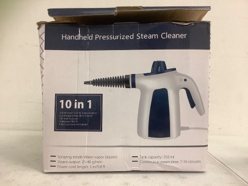 Handheld Pressurized Steam Cleaner, Appears New - Lot 174
