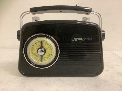 ByronStatics Portable Radio AM FM, E-Comm Return - Lot 216