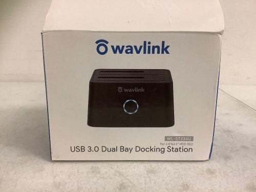 Wavlink USB 3.0 Dual Bay Docking Station, Appears New - Lot 222
