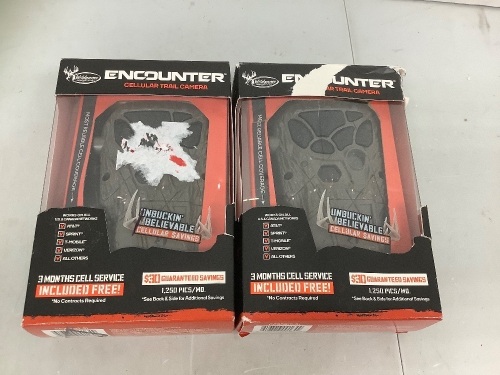 Lot of (2)Wildgame Innovations Trail Cameras, Untested, E-Commerce Return - Lot 234