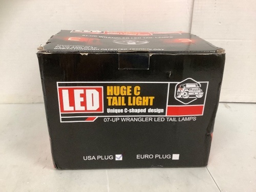 Wrangler C Tail Lights, E-Commerce Return - Lot 235