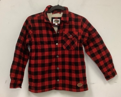 Outdoor Kids Sherpa Lined Flannel Shirt, YL, Appears New - Lot 249