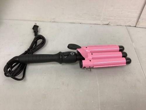 Mannice Triple Barrel Waving Iron, Powers Up, Appears New - Lot 310