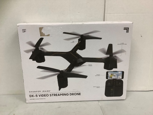 Sharper Image DX-5 Video Streaming Drone, Untested, E-Commerce Return - Lot 313