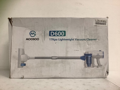 Moosoo Lightweigt Vacuum Cleaner, Works, Appears New - Lot 331