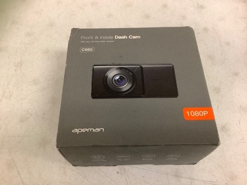 Apeman Dash Cam, Untested, E-Commerce Return - Lot 336