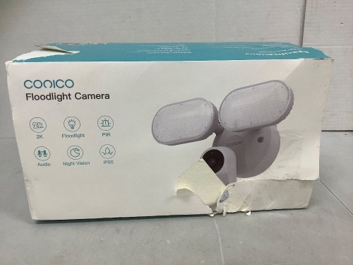 Conico Floodlight Camera, Untested, E-Commerce Return - Lot 352