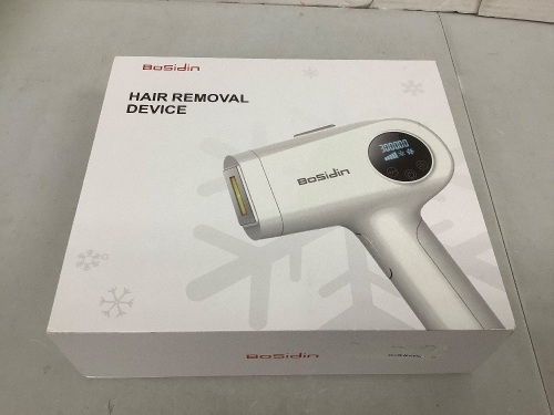 Bosidin Hair Removal Device, Powers Up, E-Commerce Return - Lot 354