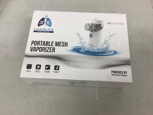 Leadlife Portable Mesh Vaporizer, New - Lot 357