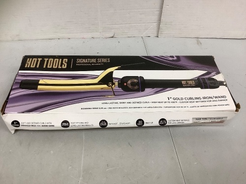 Hot Tools 1" Curling Iron, Powers up, E-Commerce Return - Lot 361
