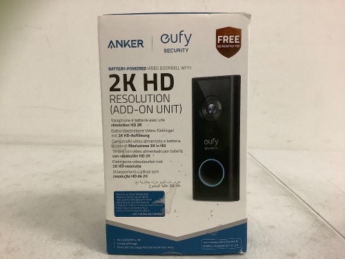 Anker Eufy Video Doorbell, Powers Up, Appears New - Lot 367