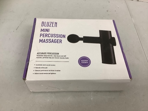 Mini Percussion Massager, Powers Up, E-Commerce Return - Lot 426
