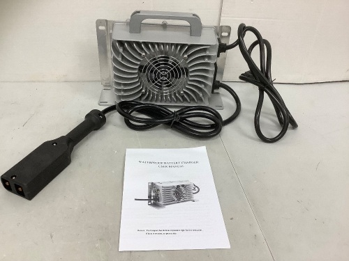 Waterproof Battery Charger, Powers Up, Appears New - Lot 439