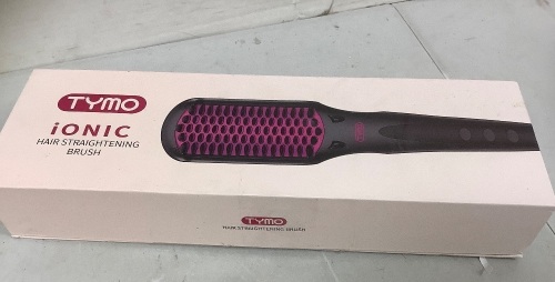 Tymo Ionic Hair Straightening Brush, Powers Up, E-Commerce Return - Lot 468