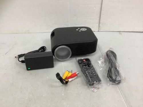 LED Mini Projector, Powers Up, Appears New - Lot 481