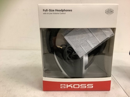 Koss Headphones, Works, E-Commerce Return - Lot 514
