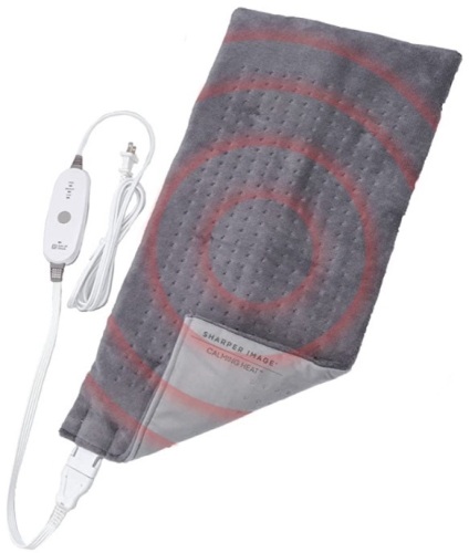 Sharper Image Massaging Weighted Heating Pad, E-Comm Return - Lot 531