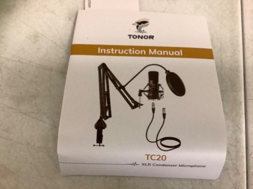 Tonor Condenser Microphone, Untested, Appears New - Lot 541