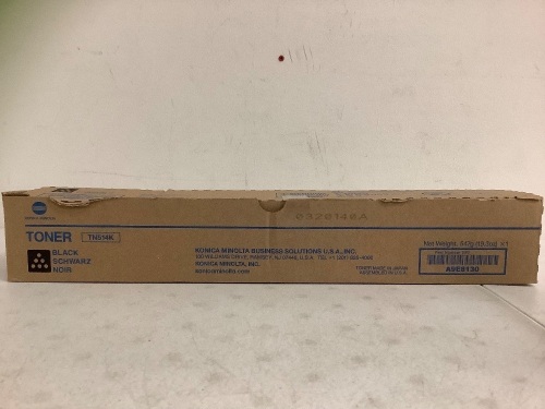 Konica Minolta Black Toner, Appears New - Lot 543