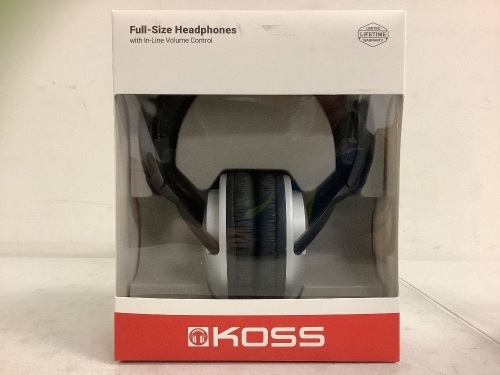 Koss Headphones, Untested, New - Lot 556