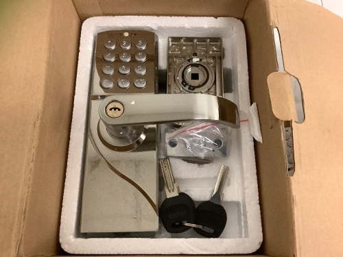 Keyless Door Lock, E-Commerce Return - Lot 595