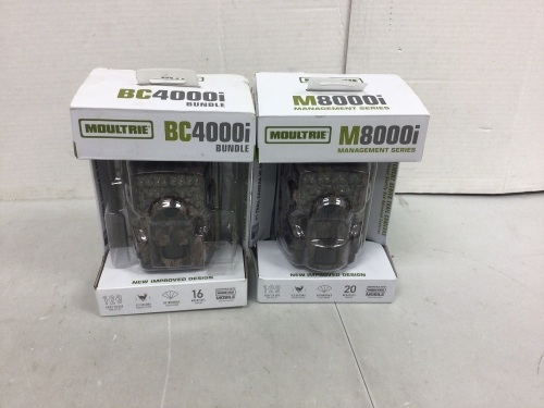Lot of (2) Moultrie Assorted Trail Cams, E-Comm Return - Lot 631