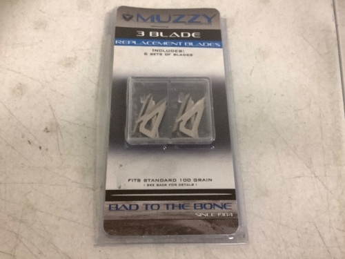 Muzzy Replacement Blades, 100GR, Appears New - Lot 648