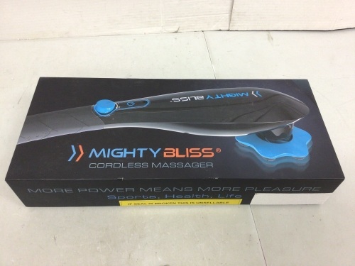 MightyBliss Cordless Massager, Powers Up, E-Commerce Return - Lot 654