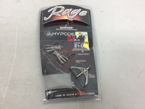 Rage Slipcam Rear Deploying Broadheads, E-Comm Return - Lot 667