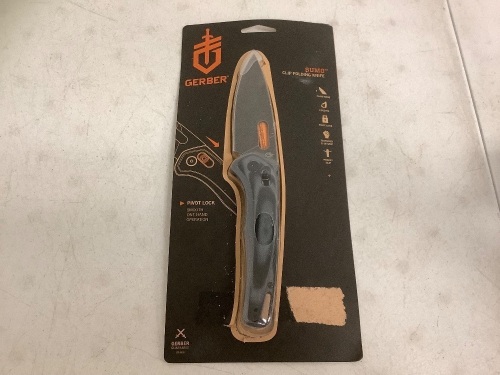 Gerber Clip Folding Knife, Appears New - Lot 724