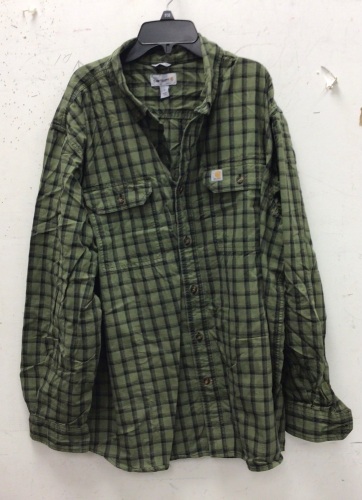Carhartt Mens Flannel Shirt, XL, E-Commerce Return - Lot 748