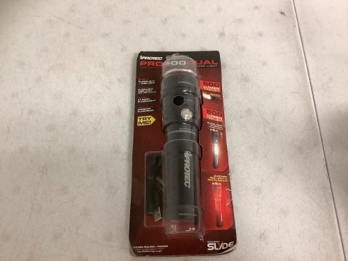 iProtec Rechargeable Flashlight, Powers Up, E-Commerce Return - Lot 772