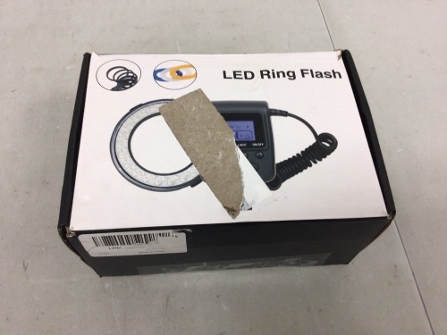 LED Ring Flash, Untested, E-Commerce Return - Lot 834