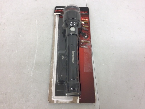 iProtec Flashlight, Powers Up, E-Commerce Return - Lot 839