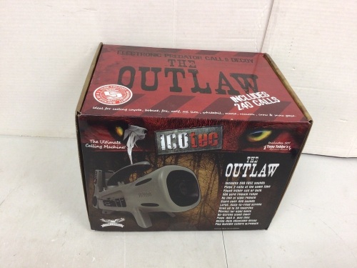 ICOtec The Outlaw Electronic Predator Call/ Decoy, Powers Up, Appears New - Lot 868
