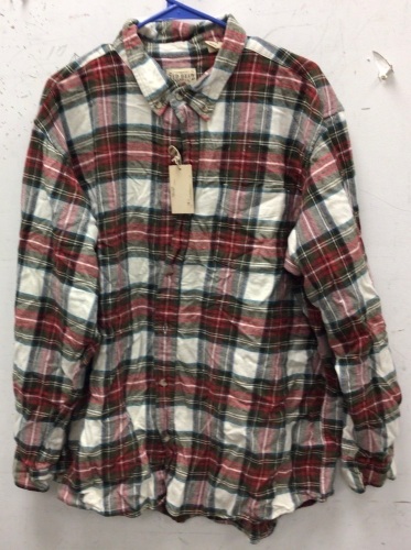 RedHead Mens Flannel Shirt, 2XL, Missing Some Buttons, E-Commerce Return - Lot 869