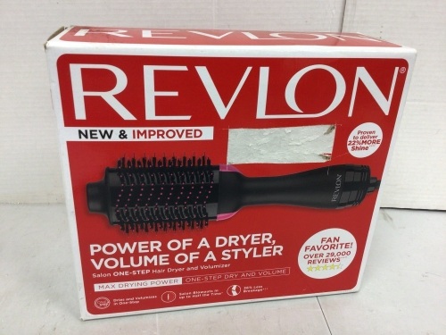 Revlon Styling Brush, Powers Up, E-Commerce Return - Lot 881