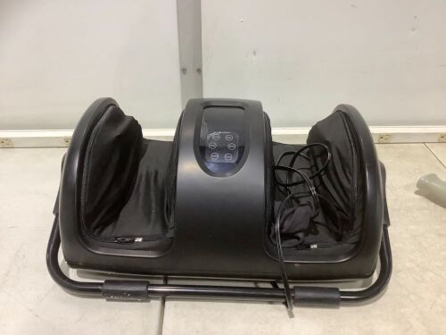 Reflexology Shiatsu Foot Massager w/ High-Intensity Rollers, Remote Control - Lot 191