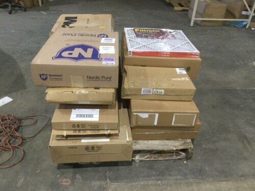 Lot of New & E-Comm Return Air Filters, Multiple Sizes  - Lot 200